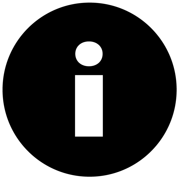 "i" icon for locations to get information