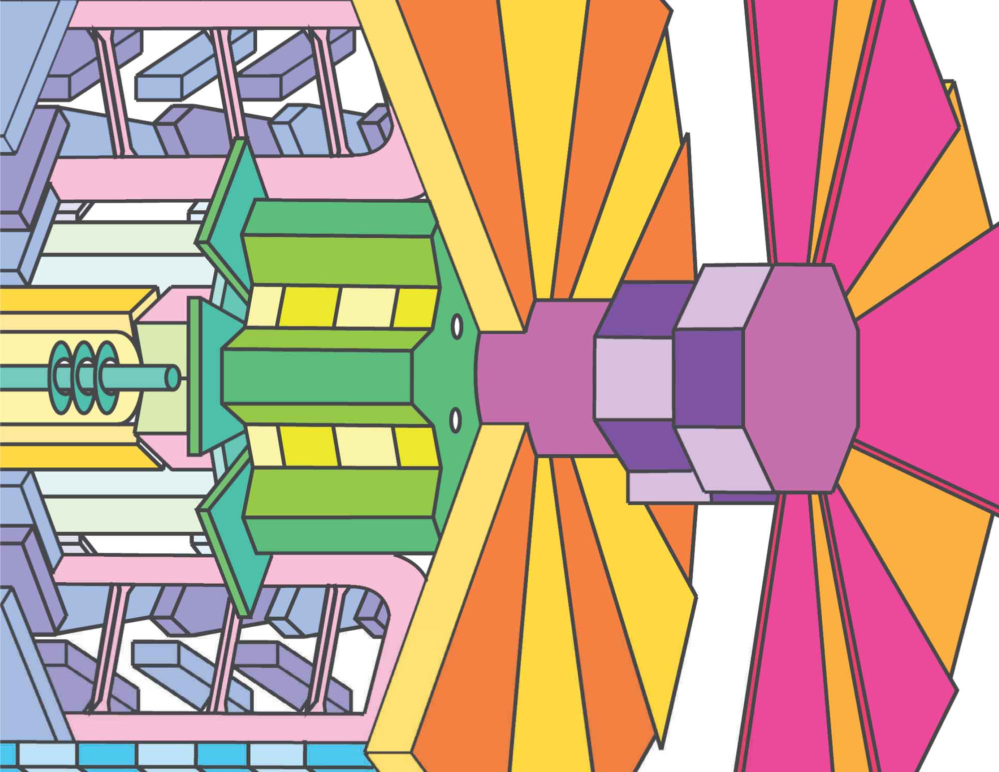 large hadron collider illustration