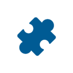 blue puzzle icon